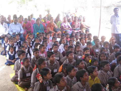 Kids listening